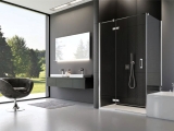 Chytré řešení sprchového koutu a vany v atypickém prostoru