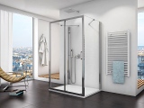 Sprchové kouty SanSwiss ve tvaru U-montáže pro velkorysé koupelny 